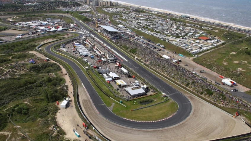 El circuito de Zandvoort, sede del GP de Holanda