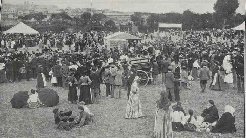 Romeria-de-San-isidro-1908,Recorte de la revista Nuevo Mundo del 21 de mayo de 1908.