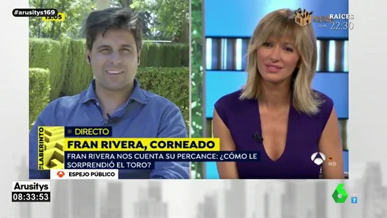 "Ahora, a apretar un huevo contra otro": así habla Fran Rivera de su cogida en los testículos "Ahora, a apretar un huevo contra otro": así habla Fran Rivera de su cogida en los testículos