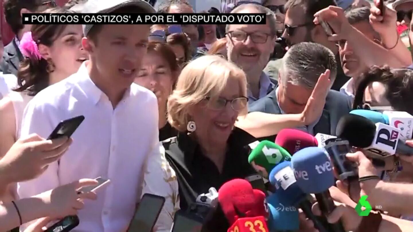 El voto m&aacute;s castizo se disputa en Madrid: bailes, cantos y comida para ganarte al electorado