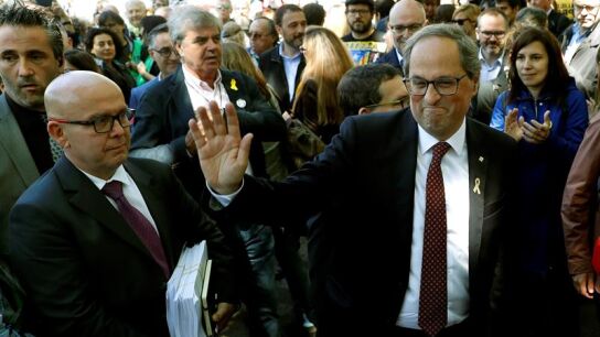 El presidente de la Generalitat, Quim Torra
