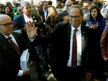 El presidente de la Generalitat, Quim Torra El presidente de la Generalitat, Quim Torra