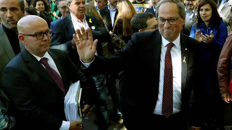 El presidente de la Generalitat, Quim Torra