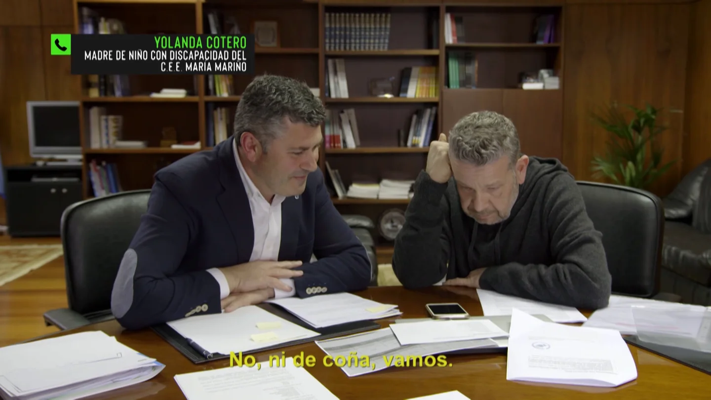 El delegado de Gobierno de la Xunta y Alberto Chicote El delegado de Gobierno de la Xunta y Alberto Chicote