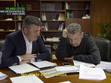 El delegado de Gobierno de la Xunta y Alberto Chicote El delegado de Gobierno de la Xunta y Alberto Chicote