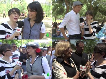 Thais Villas se va de verbena de San Isidro con los políticos Thais Villas se va de verbena de San Isidro con los políticos