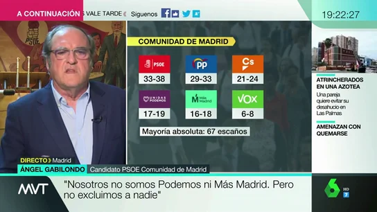 Ángel Gabilondo: "No son nuestros aliados los que creen que la Ley de Violencia de Género no tiene tanto interés"  Ángel Gabilondo: "No son nuestros aliados los que creen que la Ley de Violencia de Género no tiene tanto interés"