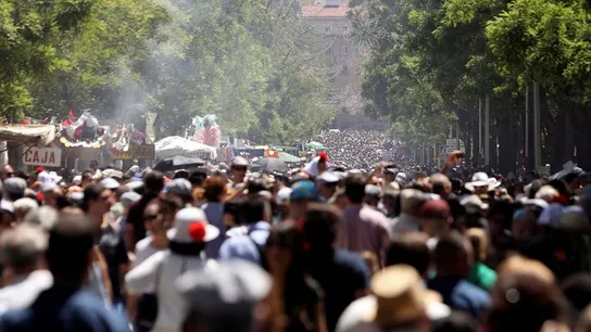 Aspecto que presentaba la Pradera de San Isidro Aspecto que presentaba la por la Pradera de San Isidro