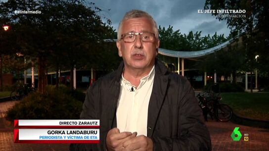 Gorka Landaburu, periodista y v&iacute;ctima de ETA: "Tienen que hacer autocr&iacute;tica, y reconocer que matar no sirvi&oacute; para nada"