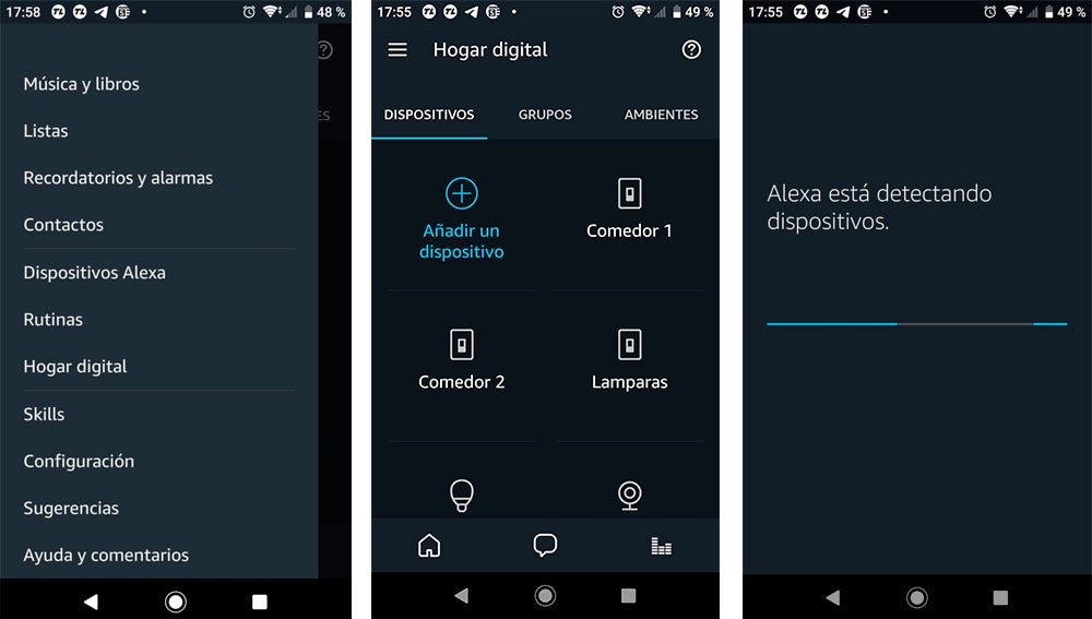 Configuración de dispositivo