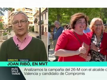 Joan Ribó: "Manuela Carmena tienen una edad avanzada pero es más joven que los que lucen de juventud pero su mente es vieja, caduca y obsoleta" Joan Ribó: "Manuela Carmena tienen una edad avanzada pero es más joven que los que lucen de juventud pero su mente es vieja, caduca y obsoleta"