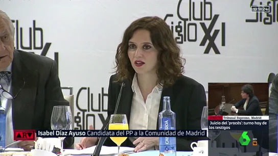 Díaz Ayuso (PP) compara la petición de pena de Cifuentes con la de la asesina de Gabriel, Ana Julia Quezada Díaz Ayuso (PP) compara la petición de pena de Cifuentes con la de la asesina de Gabriel, Ana Julia Quezada