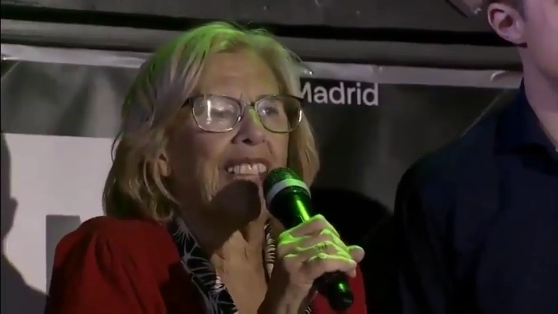 Manuela Carmena, en la fiesta LGTBI de Más Madrid: "La bollería es dulzura, suavidad, delicia"