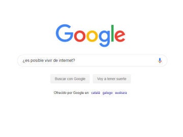 Imagen del buscador de Google. Imagen del buscador de Google.