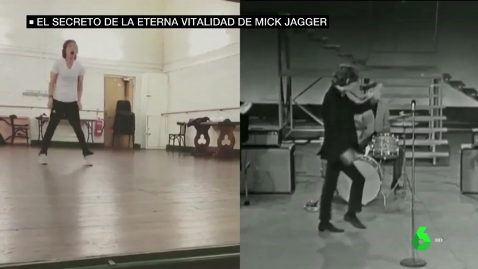 El secreto de la eterna vitalidad de Mick Jagger: así bailaba hace 55 años y así lo hace ahora