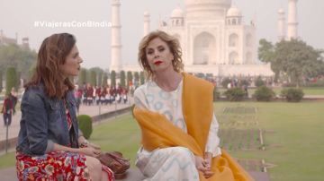 Ágatha Ruiz de la Prada conoce el Taj Mahal: "Ojalá todo el mundo pudiera venir aquí"
