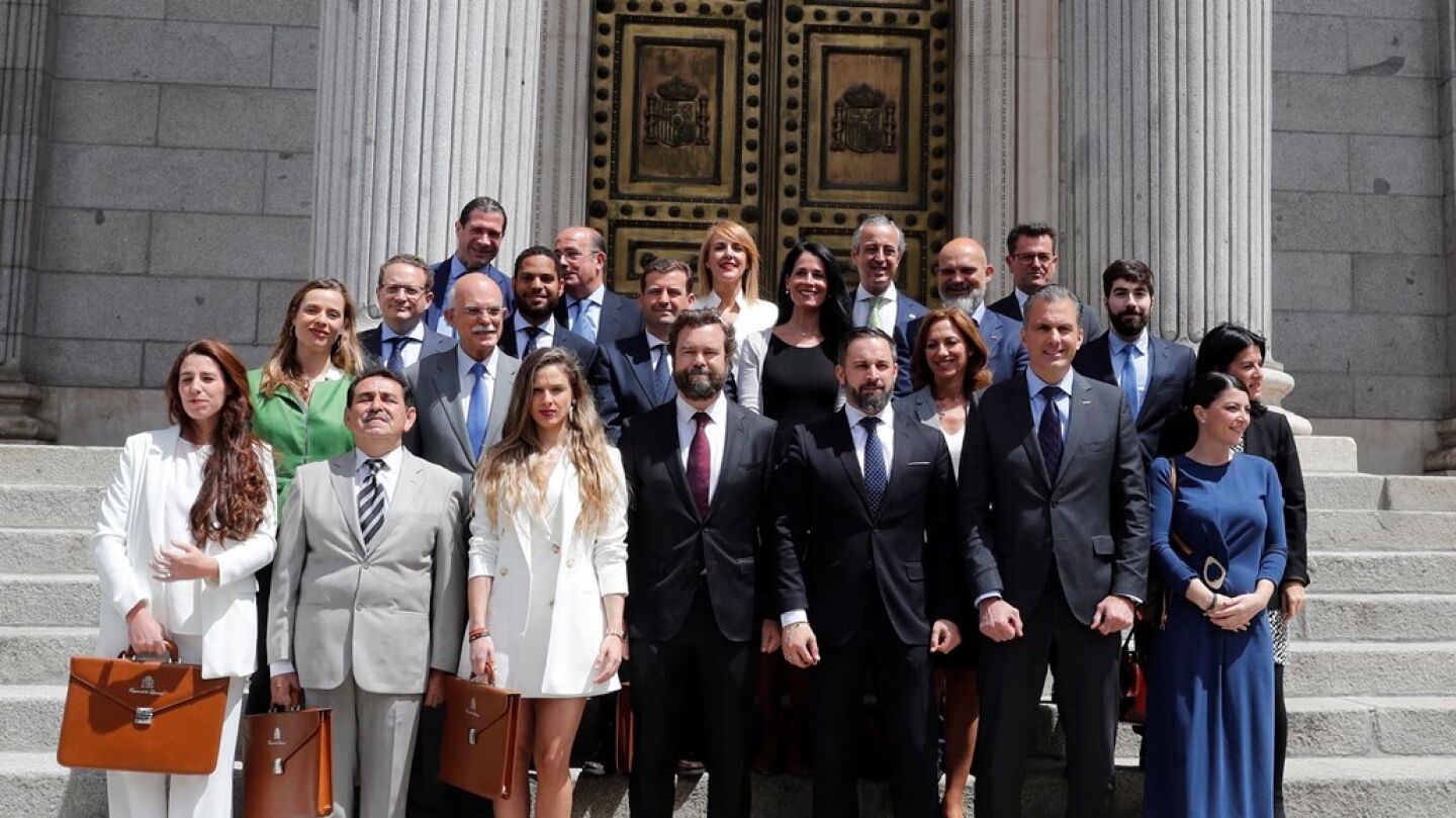 Diputados de Vox en el Congreso