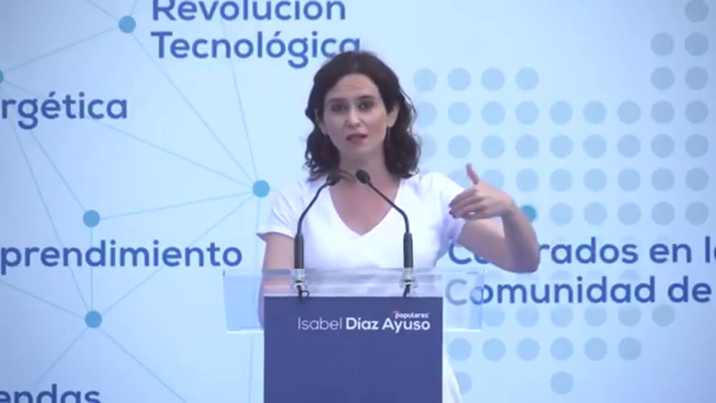 D&iacute;az Ayuso (PP) carga contra el PSOE: "Necesitan multiplicar la pobreza para vivir de ella"