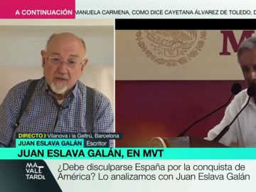El análisis de Juan Eslava Galán sobre la conquista española: "No eran indios inocentes como nos hacen creer" El análisis de Juan Eslava Galán sobre la conquista española: "No eran indios inocentes como nos hacen creer"