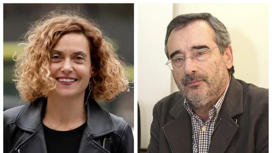 Meritxell Batet y Manuel Cruz Meritxell Batet y Manuel Cruz