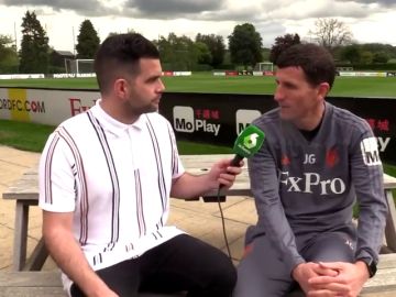 José Álvarez con Javi Gracia, el entrenador del mejor Watford de la historia: "El conseguir estos resultados es un trabajo de mucha gente" José Álvarez con Javi Gracia, el entrenador del mejor Watford de la historia: "El conseguir estos resultados es un trabajo de mucha gente"