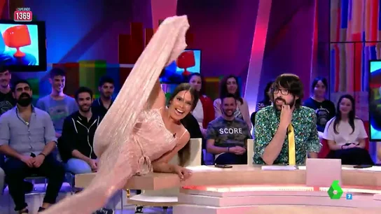 Cristina Pedroche baila en Zapeando Cristina Pedroche baila en Zapeando