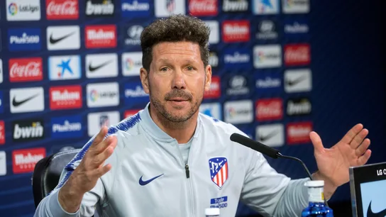 Simeone, en rueda de prensa Simeone, en rueda de prensa