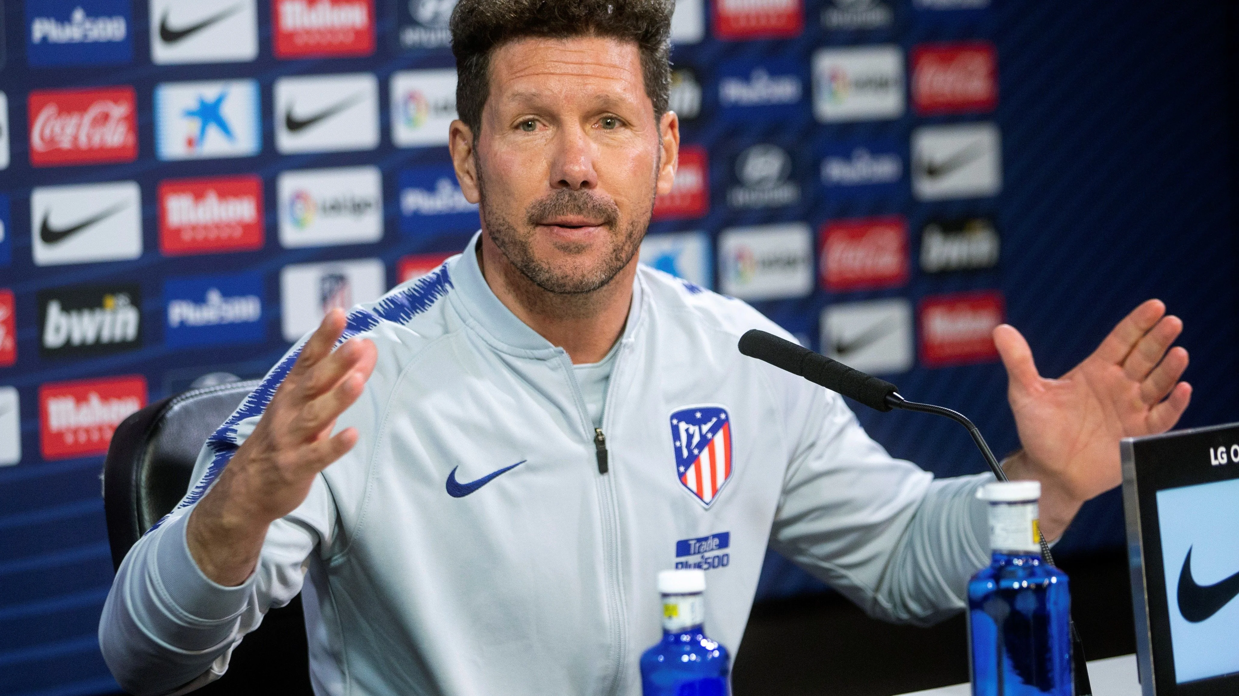 Simeone, en rueda de prensa