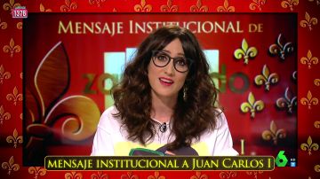 Mensaje institucional de Ana Morgade desde Zapeando a don Juan Carlos I