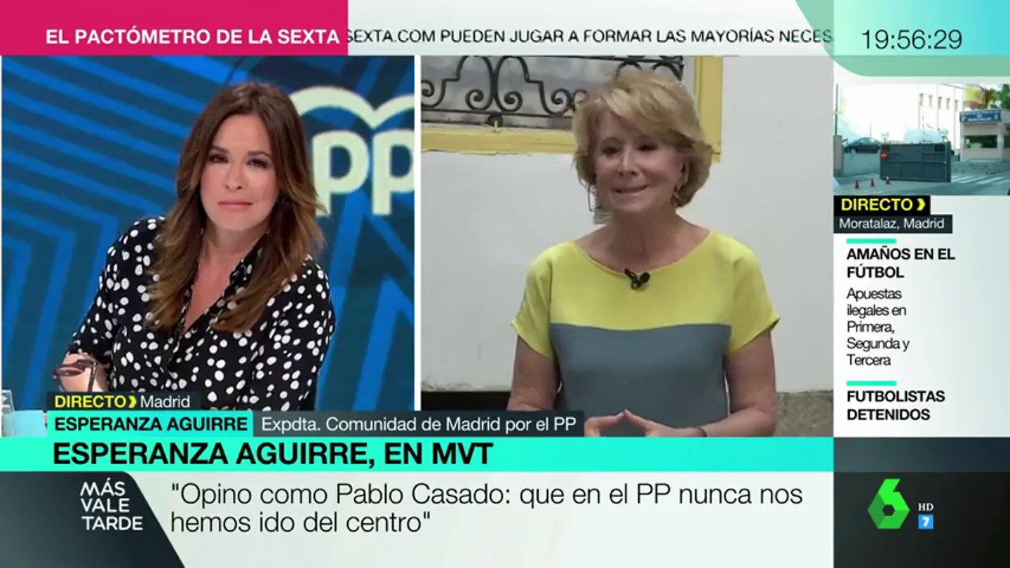 Esperanza Aguirre confirma que Díaz Ayuso creó y gestionó la cuenta de su perro Pecas en Twitter Esperanza Aguirre confirma que Díaz Ayuso creó y gestionó la cuenta de su perro Pecas en Twitter