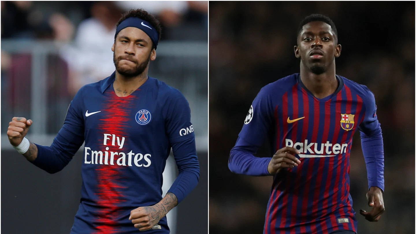 Neymar y Dembele Neymar y Dembele