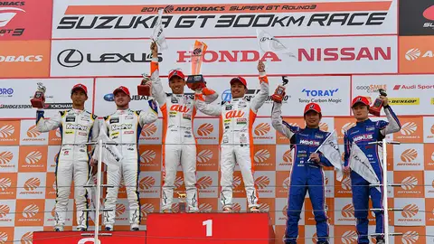Podio SuperGT Suzuka 2019 Rd3 Podio SuperGT Suzuka 2019 Rd3