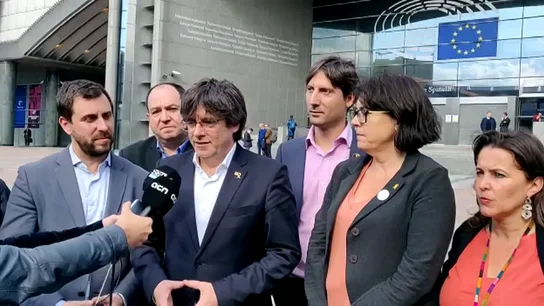 El Parlamento Europeo impide la entrada a Puigdemont y Comín El Parlamento Europeo impide la entrada a Puigdemont y Comín