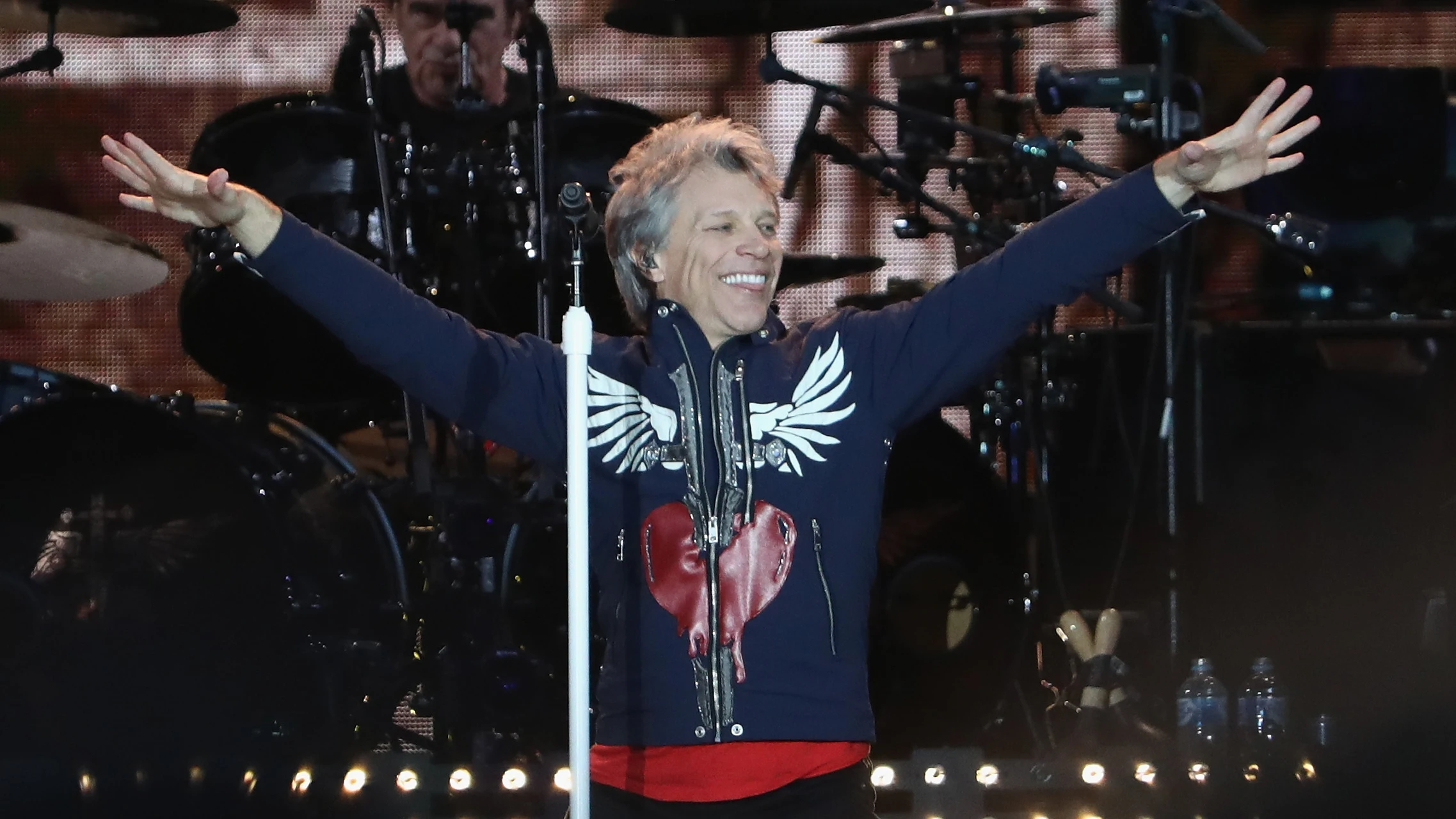 Bon Jovi durante un concierto