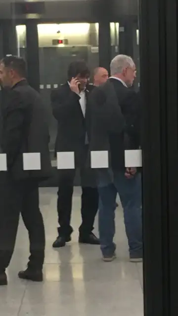 El expresident Carles Puigdemont dentro de la institución El expresident Carles Puigdemont dentro de la institución
