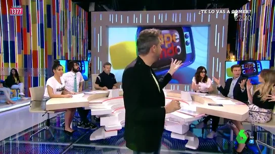 El susto de Marc Giró en plena publicidad de Zapeando El susto de Marc Giró en plena publicidad de Zapeando