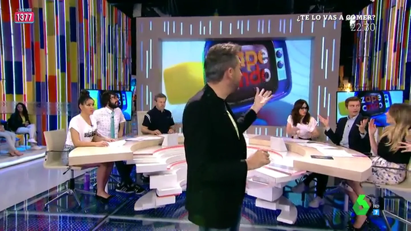 El susto de Marc Giró en plena publicidad de Zapeando El susto de Marc Giró en plena publicidad de Zapeando