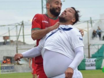 La respuesta de Ronaldo a la foto viral del 'Ogro' Fabbiani pasado de peso La respuesta de Ronaldo a la foto viral del 'Ogro' Fabbiani pasado de peso