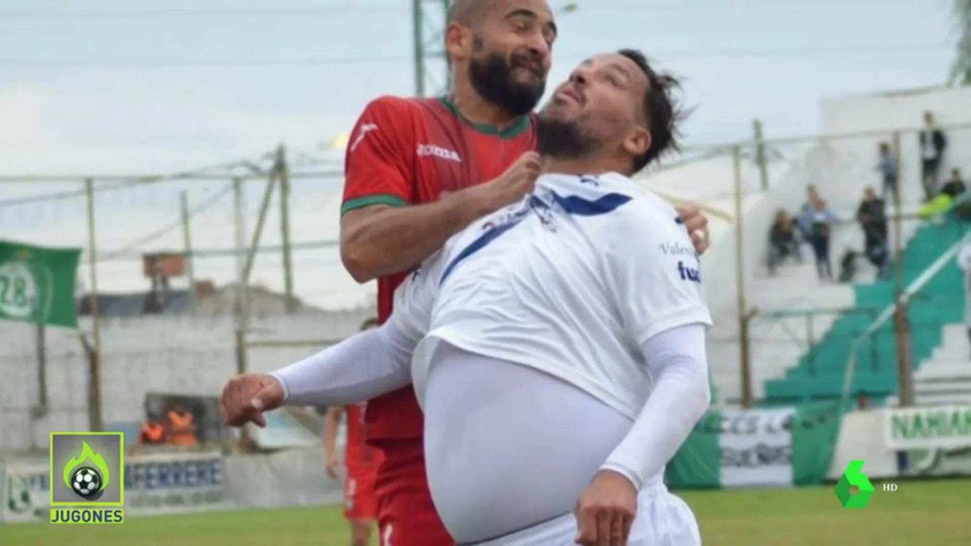 La respuesta de Ronaldo a la foto viral del 'Ogro' Fabbiani pasado de peso