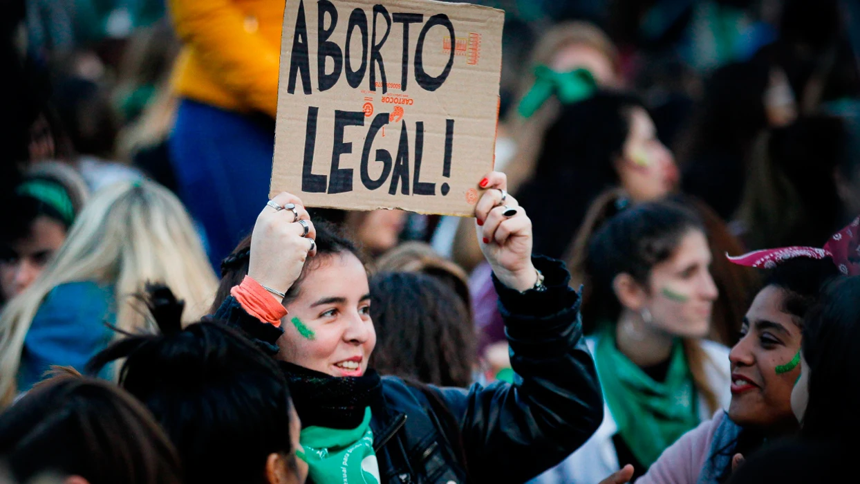 Manifestación en Argentina a favor del aborto (Archivo)