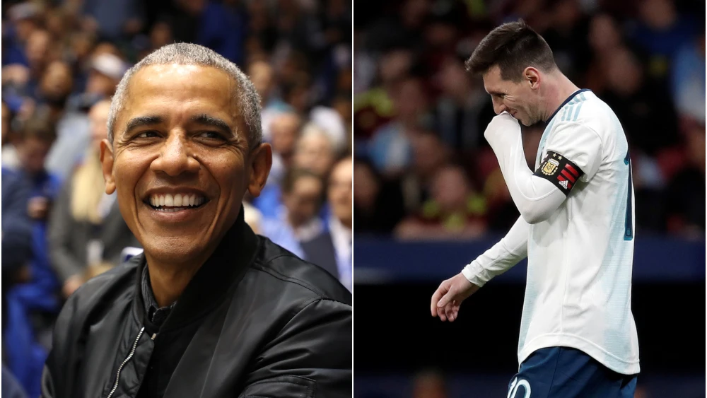 Barack Obama y Leo Messi