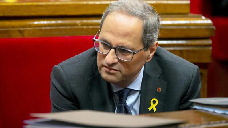 El presidente de la Generalitat, Quim Torra