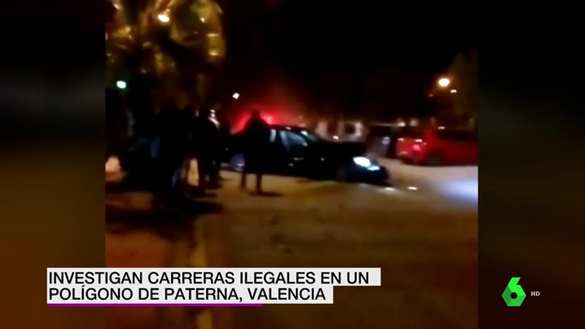 Un coche impacta brutalmente contra una palmera mientras participaba en una carrera ilegal en Paterna, Valencia