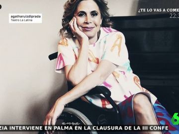 Ágatha Ruiz de la Prada, en silla de ruedas tras sufrir un accidente de moto Ágatha Ruiz de la Prada, en silla de ruedas tras sufrir un accidente de moto