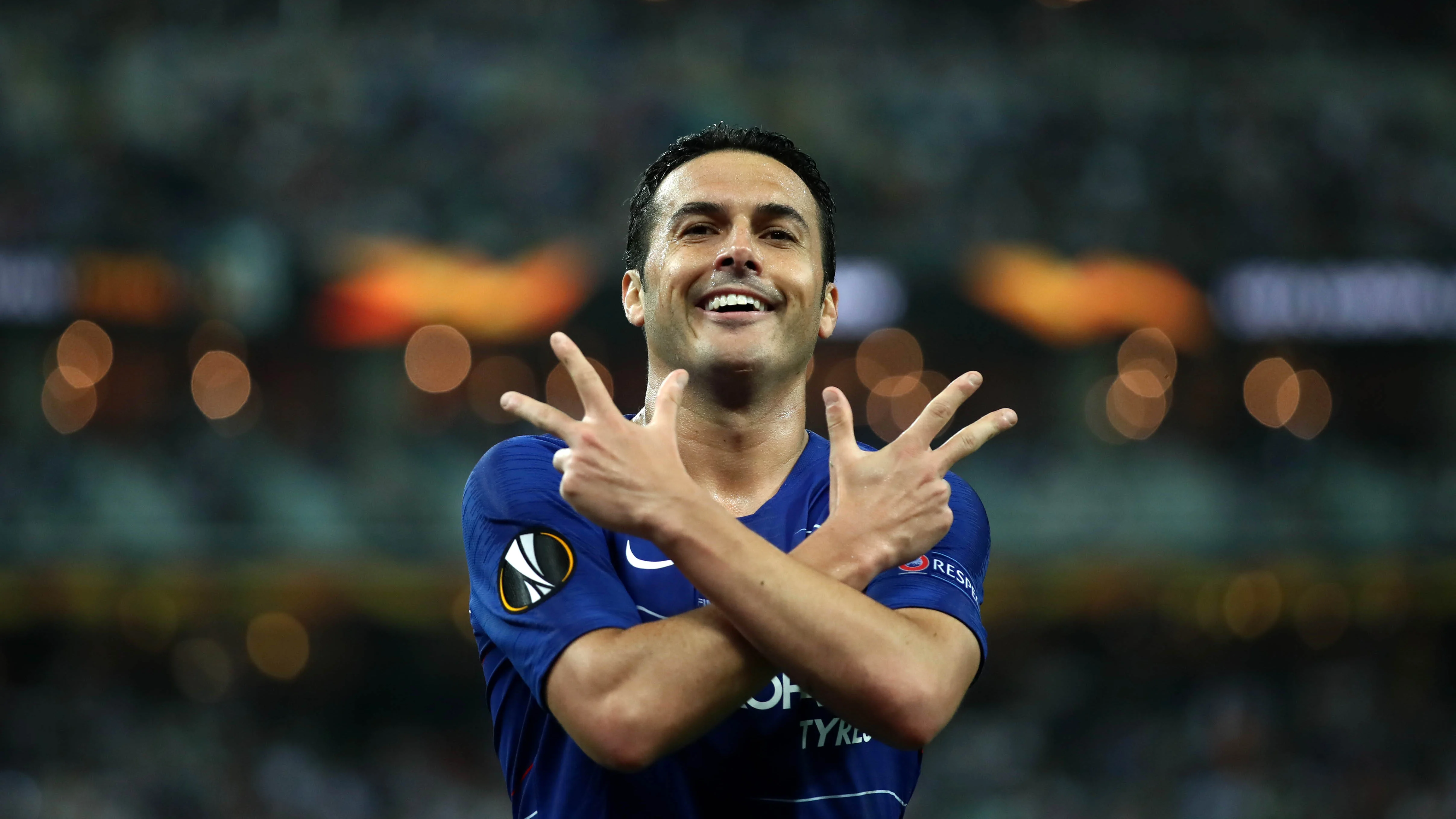 Pedro celebra uno de sus goles con el Chelsea Pedro celebra uno de sus goles con el Chelsea