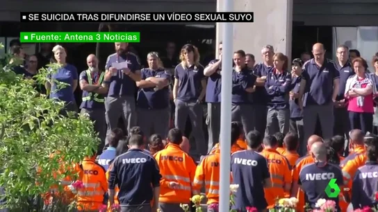 Concentración en Iveco tras la muerte de Verónica Concentración en Iveco tras la muerte de Verónica
