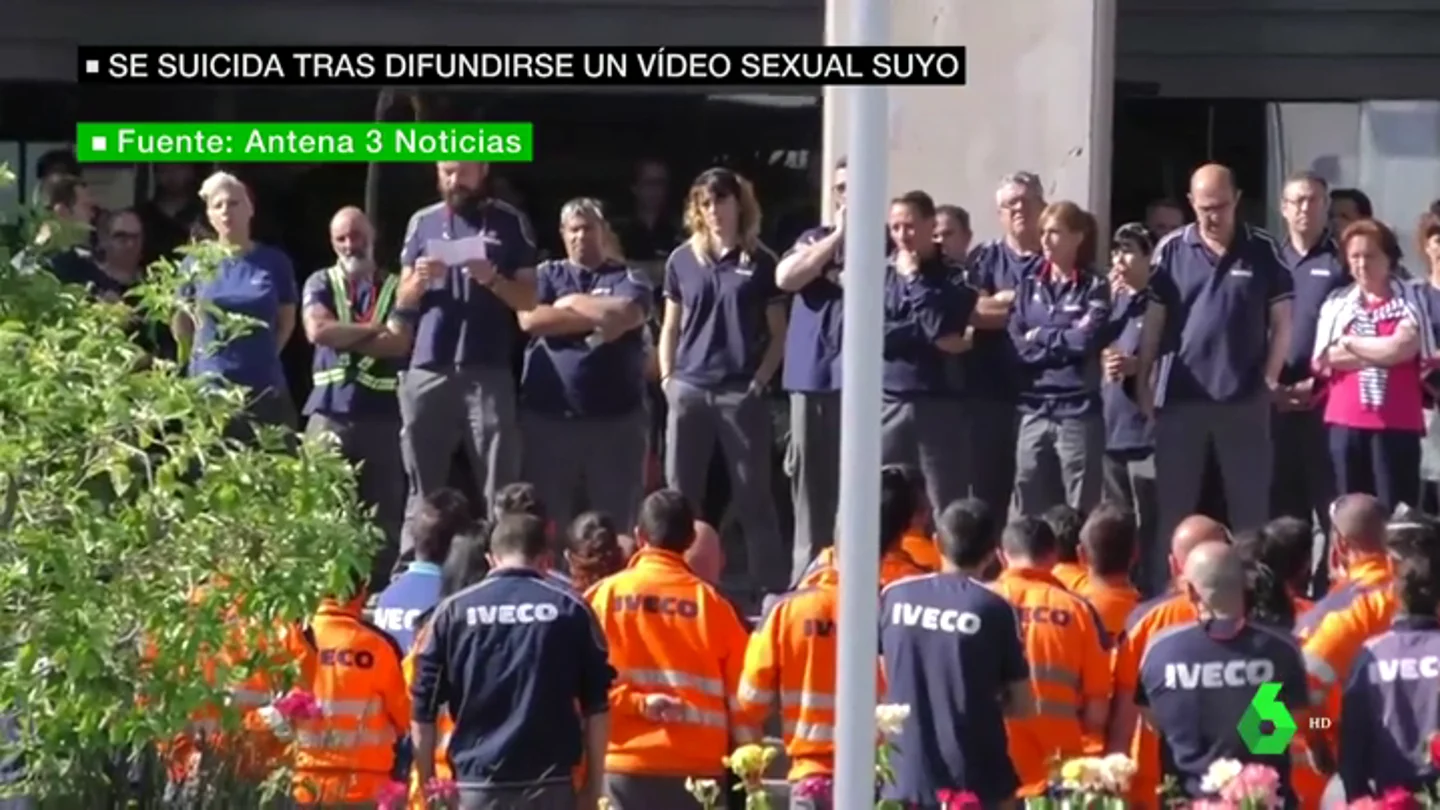 Concentración en Iveco tras la muerte de Verónica Concentración en Iveco tras la muerte de Verónica