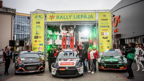 Oliver Solberg vence su primer rally europeo . Fuente FIA ERC (1) Oliver Solberg vence su primer rally europeo .