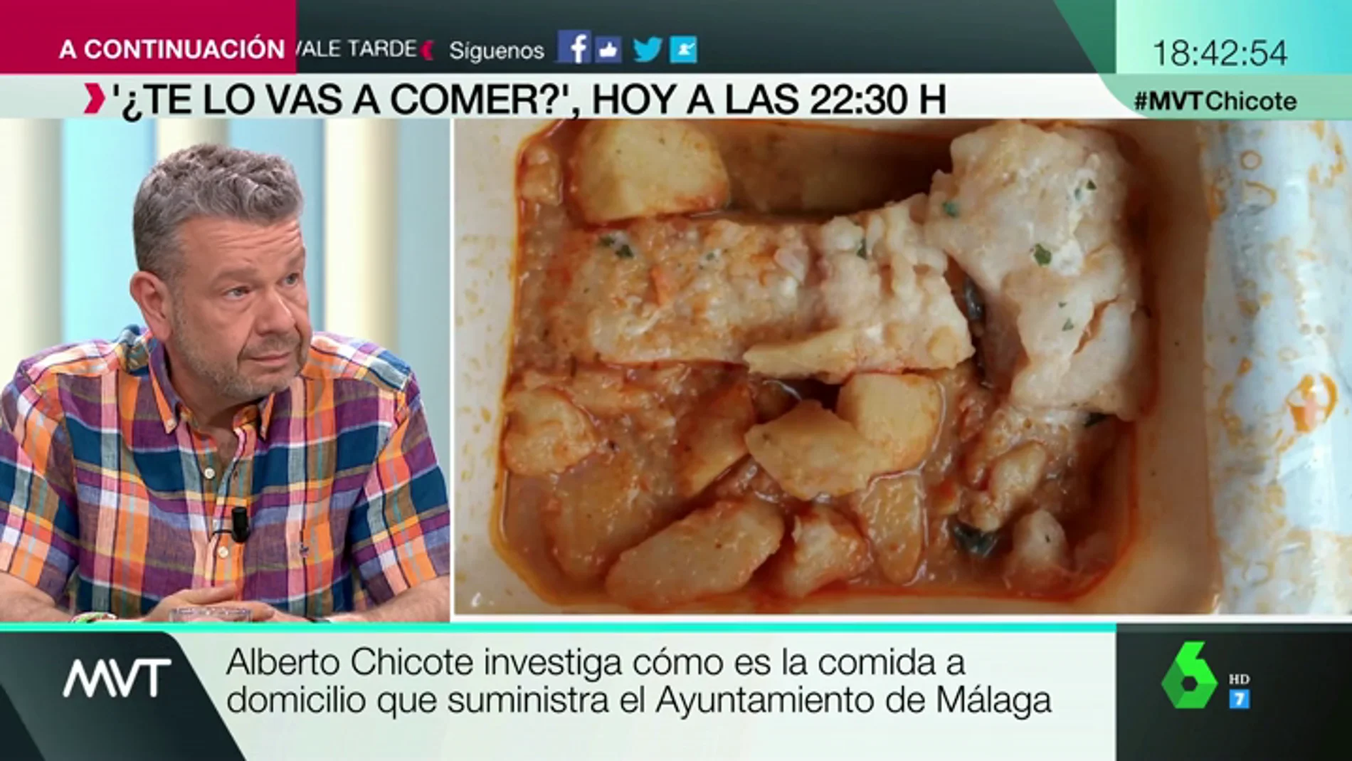 Alberto Chicote investiga de nuevo los menús de nuestros mayores: "Descongelan pescados en el horno, eso implica un riesgo mayor"