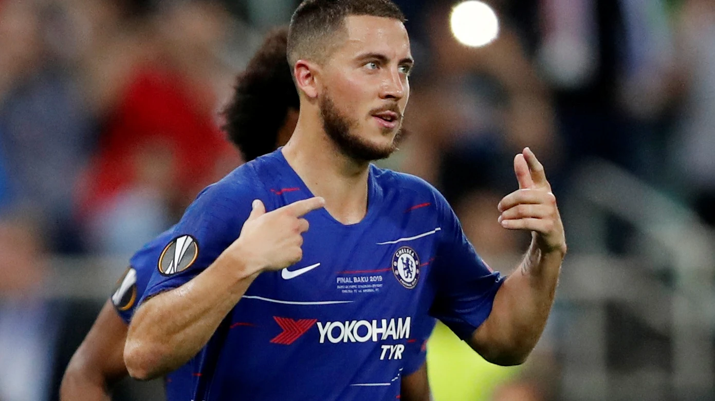 Eden Hazard, en un partido con el Chelsea